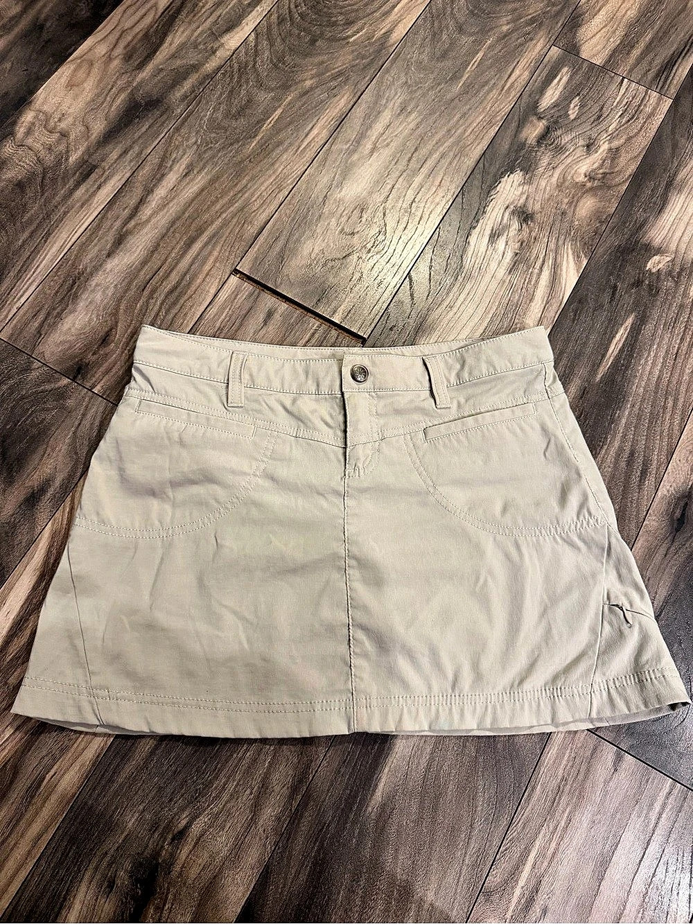Athleta Utility Mini Skirt in Beige